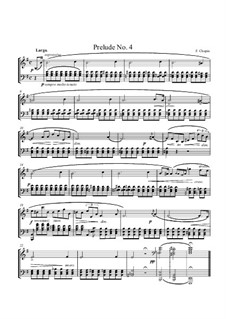 No.4 in E Minor: For piano (high quality sheet music) by Frédéric Chopin