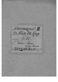 Sonata for Violin and Basso Continuo, GraunWV C:XVII:70: Sonata for Violin and Basso Continuo by Johann Gottlieb Graun