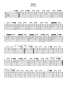 Etude for Guitar: Etude for Guitar by José Ferrer