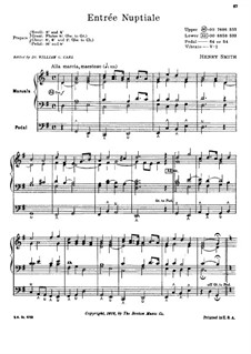 Entrée nuptiale: Entrée nuptiale by Henry Smith