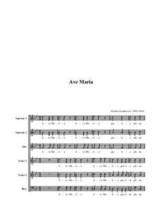 Ave Maria: Ave Maria by Nicolas Gombert