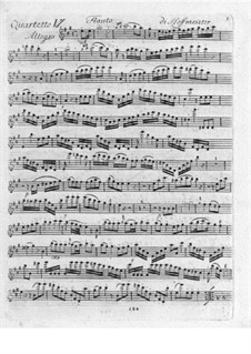 Quartet for Flute and Strings No.6 in A Major: Quartet for Flute and Strings No.6 in A Major by Franz Anton Hoffmeister