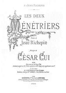 Les deux ménétriers, Op.42: Les deux ménétriers by César Cui