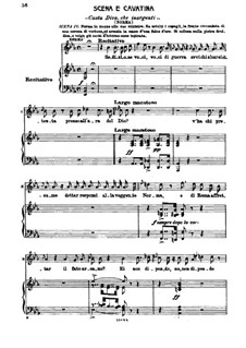 Casta diva, che inargenti: Piano-vocal score by Vincenzo Bellini
