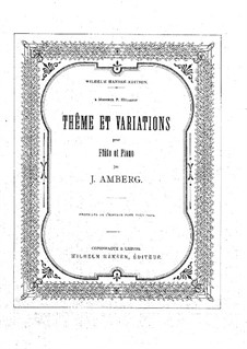 Theme and Variations: Theme and Variations by Johan Amberg