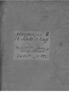 Concerto for Oboe, Strings and Basso Continuo in F Minor, TWV 51:f1: Parts by Georg Philipp Telemann