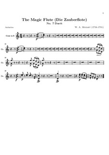 Bei Männern welche Liebe fühlen: Horn in E part by Wolfgang Amadeus Mozart