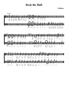 Vocal version: For mixed choir by folklore