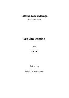 Sepulto Domino: Sepulto Domino by Estêvão Lopes Morago