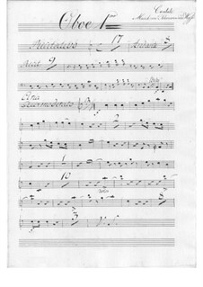 The Schoolmaster. Cantata, TWV 20:57: Winds parts by Georg Philipp Telemann