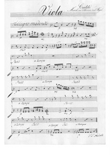 The Schoolmaster. Cantata, TWV 20:57: Violas part by Georg Philipp Telemann