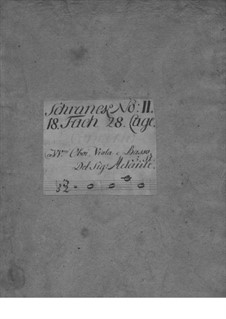 Concerto for Oboe, Strings and Basso Continuo in D Minor, TWV 51:d1: Parts by Georg Philipp Telemann