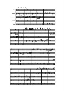 Woodwind Quintet in C Major, Op.91 No.1: Movement IV by Anton Reicha