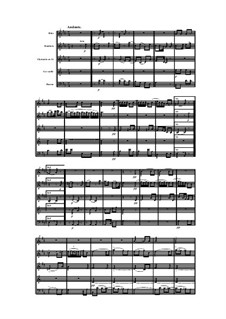 Woodwind Quintet in A Minor, Op.91 No.2: Movement II by Anton Reicha