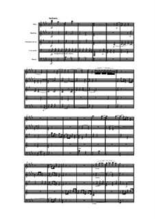 Woodwind Quintet in A Major, Op.99 No.3: Movement II by Anton Reicha