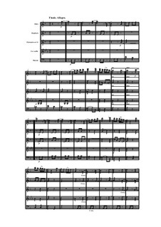 Woodwind Quintet in D Minor, Op.88 No.4: Movement IV by Anton Reicha