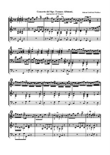 Concerto in F Major: Movement I. Version for organ by Tomaso Albinoni