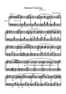 Musical Samples, Op.8: No.5 Mother's Darling by Bruno Wandelt