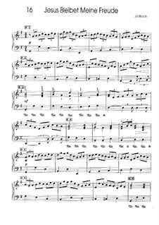 Jesus bleibet: For piano by Johann Sebastian Bach