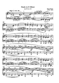 Twenty-Four Etudes, Op.29: Etudes No.7, 14, 16 by Henri Jérôme Bertini