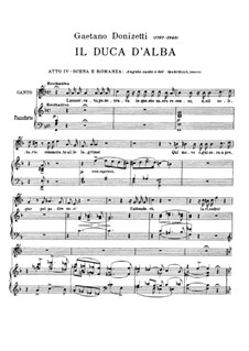 Il duca d'Alba: Angelo casto e bel by Gaetano Donizetti