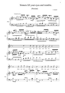 Brockes Passion, HWV 48: Sinners lift your eyes and tremble by Georg Friedrich Händel