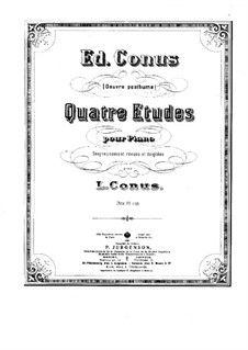 Four Etudes: Four Etudes by Georges Conus