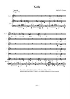 Mass of the Angels: Full score by Stephen DeCesare