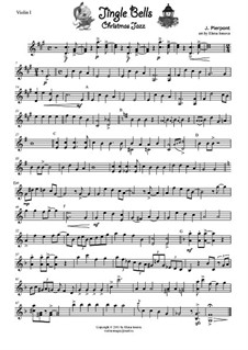 Quartet instruments version: For string quartet (Christmas Jazz) by James Lord Pierpont