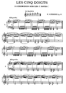 Twenty-Four Exercises, Op.777: Complete set by Carl Czerny