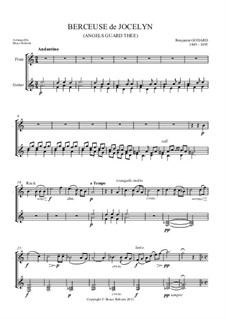 Berceuse: For flute and guitar by Benjamin Godard