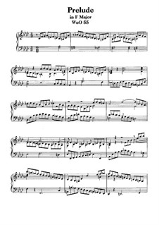 Prelude, WoO 55: For piano by Ludwig van Beethoven