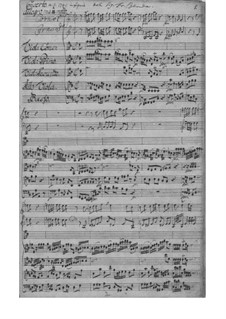 Concerto for Violin and Orchestra in D Major, L II:2: Full score by Franz Benda