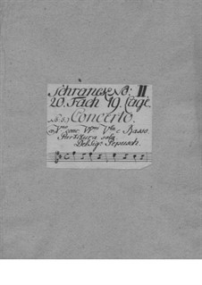 Concerto Grosso No.5: Concerto Grosso No.5 by Johann Christoph Pepusch