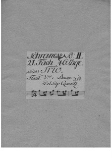 Trio Sonata for Violin, Flute and Basso Continuo in G Major, QV 2:28: Trio Sonata for Violin, Flute and Basso Continuo in G Major by Johann Joachim Quantz