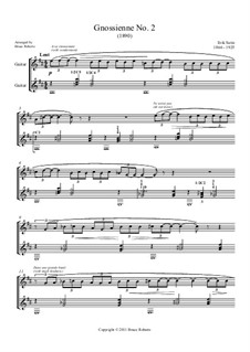 No.2: For classical guitar duet by Erik Satie