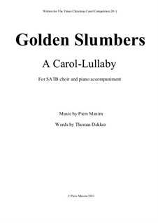 Golden Slumbers: Golden Slumbers by Piers Maxim