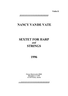 Sextet for Harp and Strings: Parts by Nancy Van de Vate