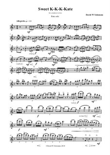 Sweet K-K-K-Kate (for a stutterer in love) – unaccompanied flute: Sweet K-K-K-Kate (for a stutterer in love) – unaccompanied flute by David W Solomons