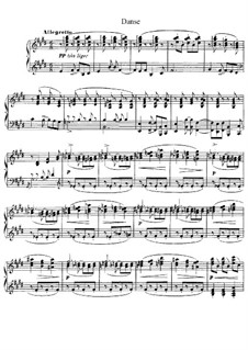 Dance, L.69: For piano by Claude Debussy