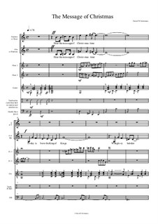 The Message of Christmas: Full score, parts by David W Solomons