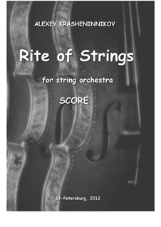 Rite of Strings, Op.7: Full score by Alexey Krasheninnikov