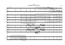 Musique inspirée par les dames de Relatieplanet: No.6b for mixed ensemble: Flute 2, Horn 4, Harp 2, Celeste, MVWV 639 by Maurice Verheul