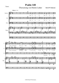 Psalm 148 for SAB choir and organ: Psalm 148 for SAB choir and organ by David W Solomons