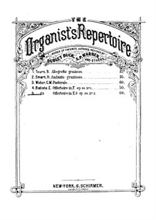 Two Offertoires, Op.36: No.2 Offertoire in E Flat Major by Edouard Batiste