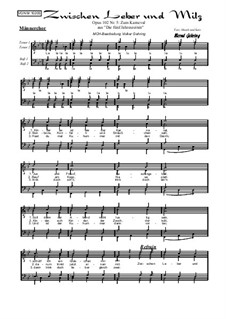 Die 5 Jahreszeiten, Op.102: Nr.5: Zum Karneval, für Männerchor by Bernd Gehring