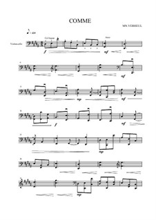 Seven works for Cello solo: No.5, MVWV 230 by Maurice Verheul