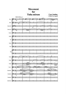 Missa requiem, CS044: No.04 sequenze 03 Tuba mirum, 04 Rex tremendae by Santino Cara