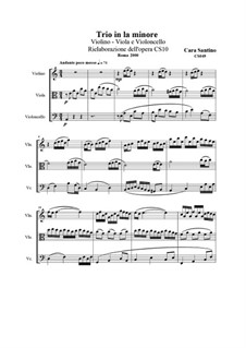 String Trio in A minor, CS049: String Trio in A minor by Santino Cara