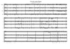 C'est de notre Dame. Choir piece on the lyrics of Rutebeuf, MVWV 42: C'est de notre Dame. Choir piece on the lyrics of Rutebeuf by Maurice Verheul